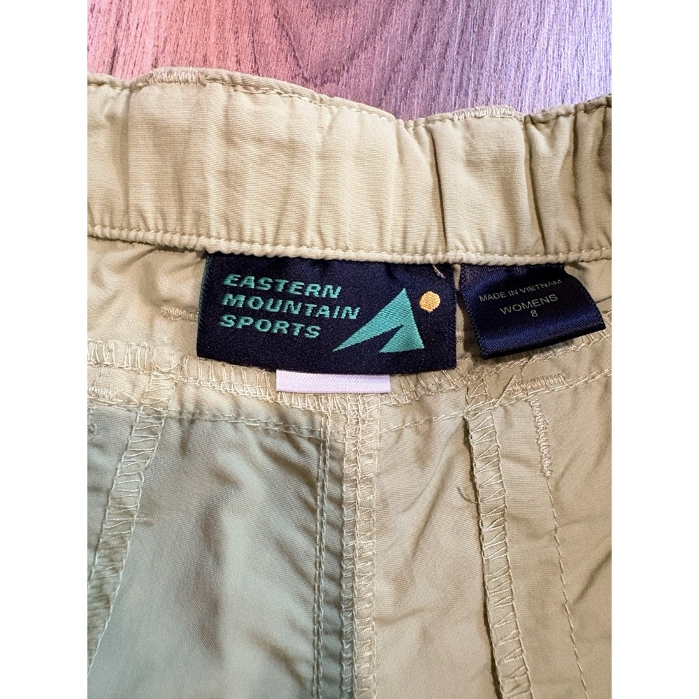 Eastern Mountain Sports Hiking Outdoors Nylon Cargo Shorts Lime Green Women's 8 - Picture 4 of 8